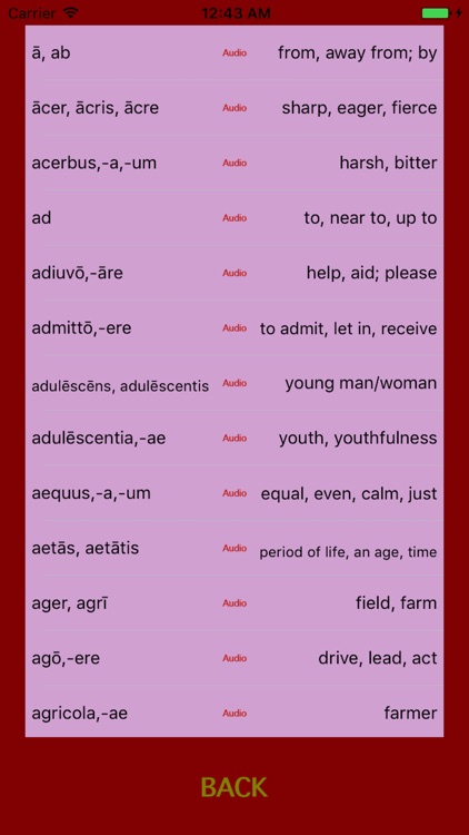 Learn Latin: Audio Flashcards screenshot-4