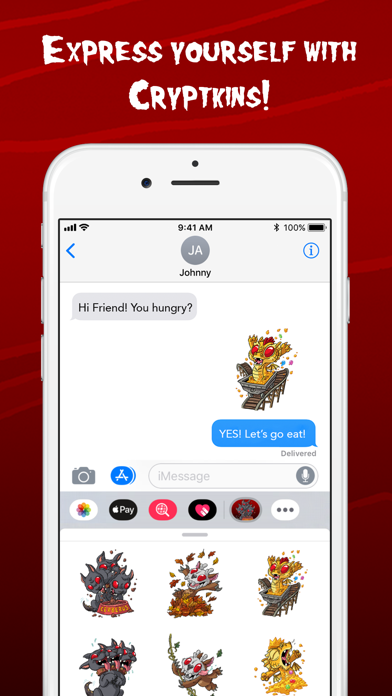 Cryptkins Stickers: Guardians screenshot 2