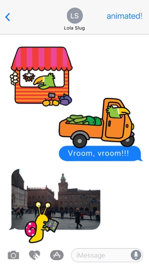 Lola Slug Animated Stickers(圖4)-速報App