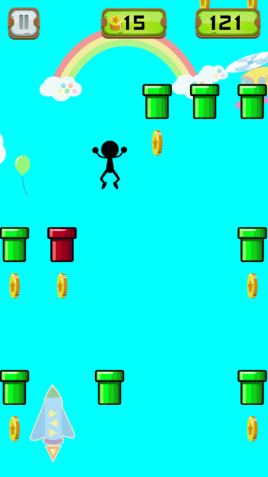 Stickman Bounce - One Tap screenshot 4