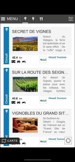 Routes des vins en Languedoc