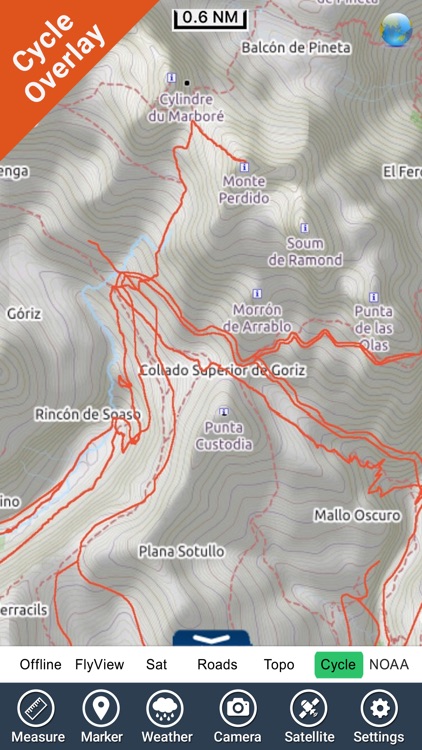 Parque Nacional Ordesay Monte GPS Map Navigator