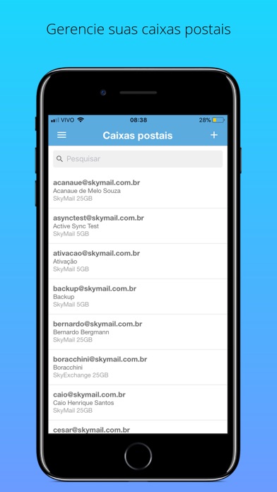 Skymail Admin screenshot 2