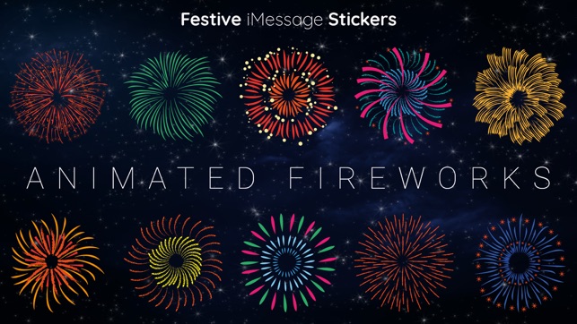 Animated Fireworks Sticker App(圖2)-速報App