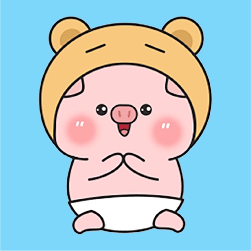 Pinky Pig Animated Stickers 2