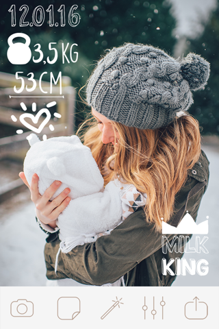 Baby Story Pregnancy Milestone - náhled