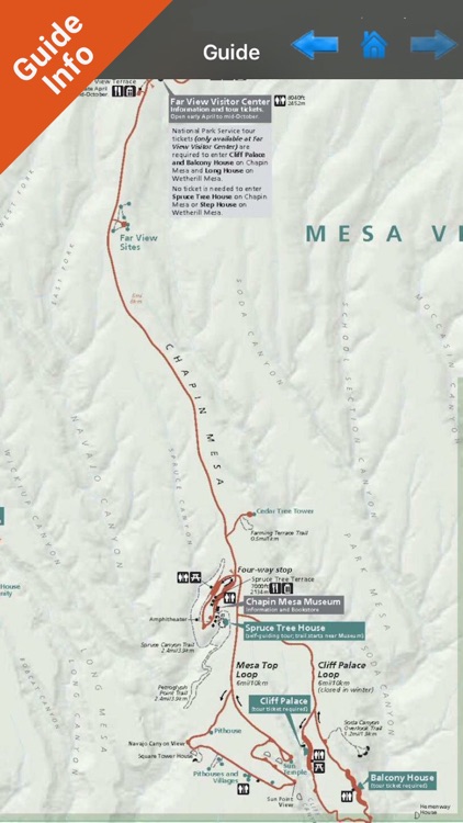 Mesa Verde National Park - GPS Map Navigator