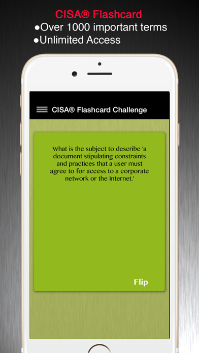 How to cancel & delete CISA® Flashcard from iphone & ipad 1
