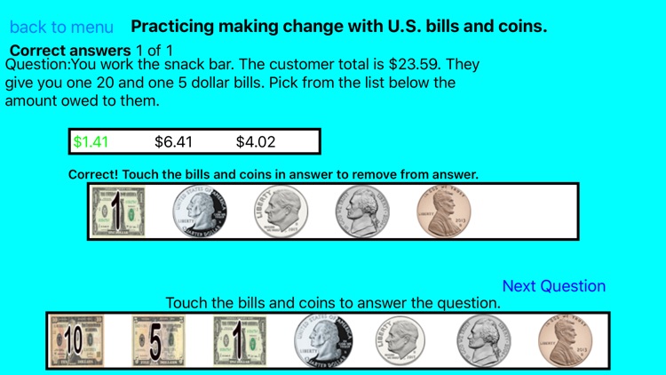 Math:Working with cash money screenshot-3