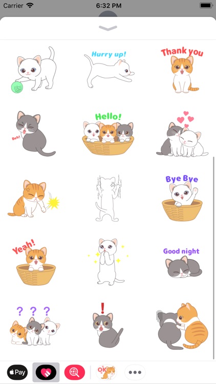 Kitty Animated Stickers Pack