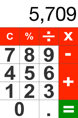 Calculadora de números grandes - náhled