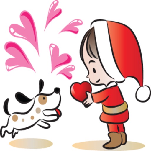 Merry Christmas Card stickers icon