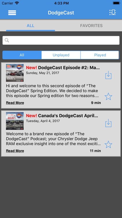 DodgeCast