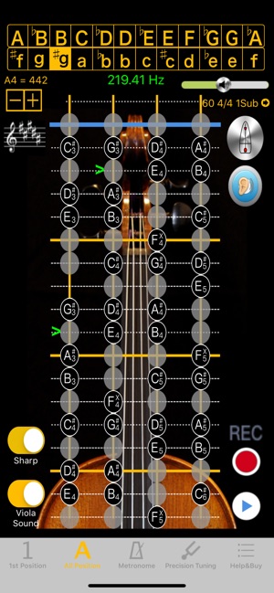 中提琴調音器 - 音準練習伴侶(圖1)-速報App