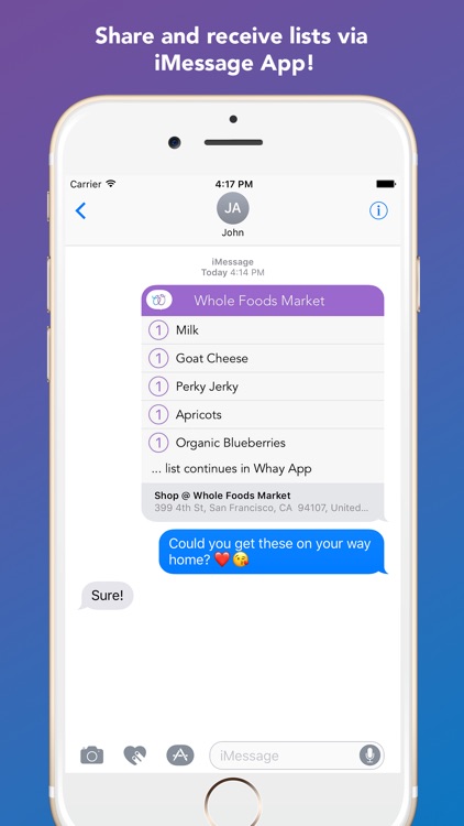 Whay: Shopping List Assistant