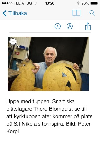 Hallandsposten e-tidning screenshot 4