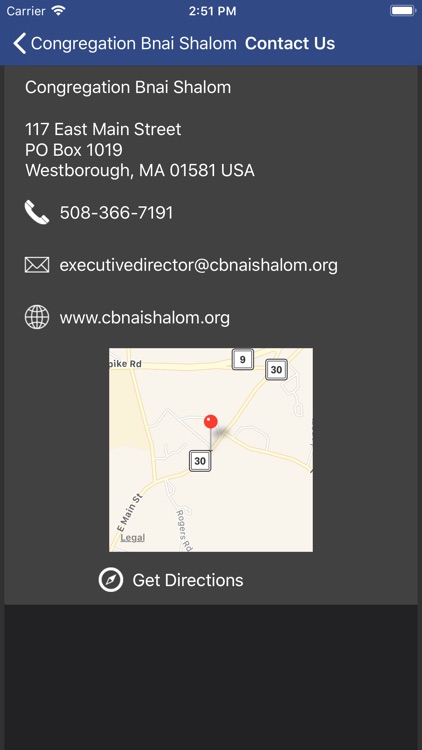 Congregation Bnai Shalom screenshot-3
