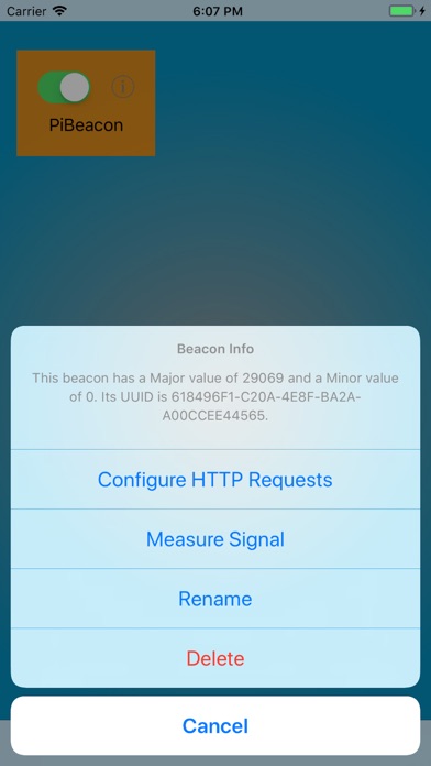 PiBeacon - mobile edition screenshot 3