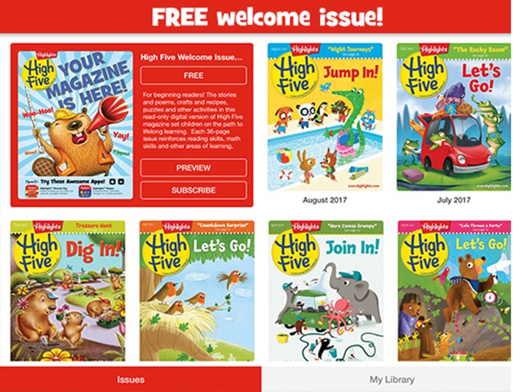 Highlights High Five Magazine: Preschool Reading