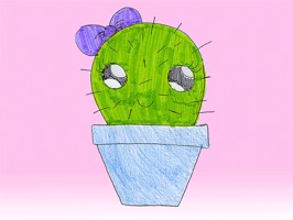 Kawaii! Cactus Stickers