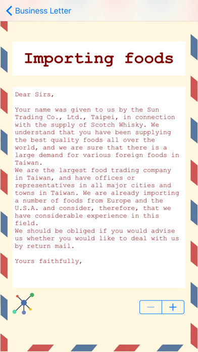 Business Letter Lite Screenshot