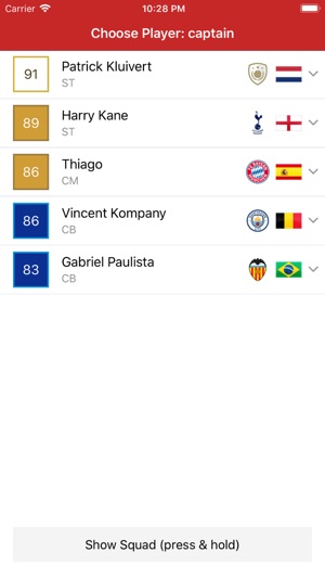 WeFUT FUT 19 Draft & Database(圖3)-速報App