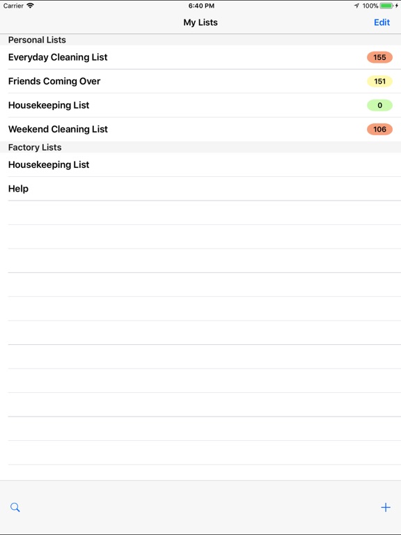 housekeeping list app price drops