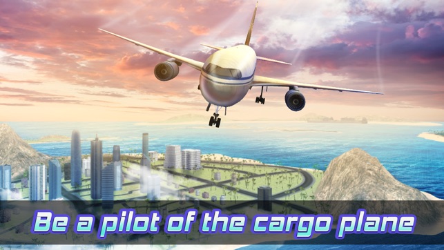 Cargo Plane Truck Transporting