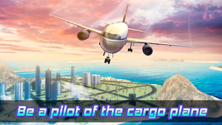 Cargo Plane Truck Transporting
