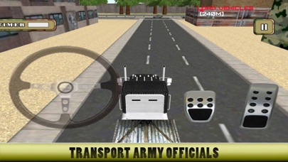 Army Transport Cargo Truck screenshot 3