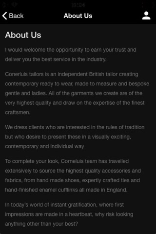 Cornelius Tailors screenshot 3