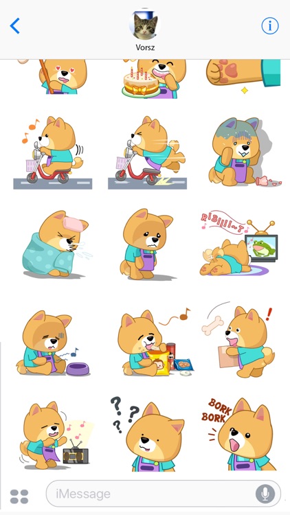 Borky Stickers