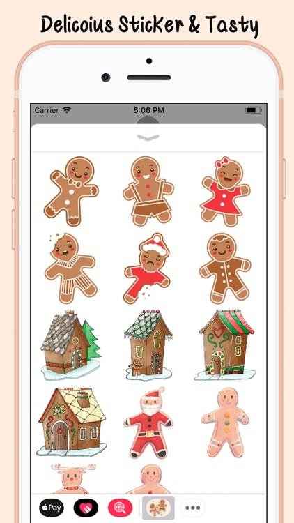 Gingerbread Adorable Stickers