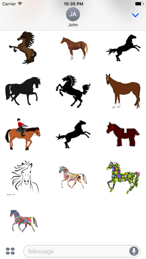 Majestic Horse Stickers(圖4)-速報App