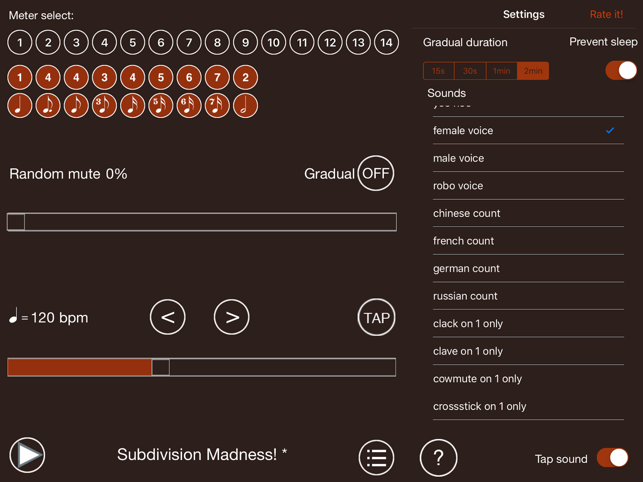 Time Guru Metronome for iPad(圖4)-速報App