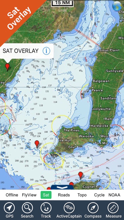 Boating Adelaide GPS Charts