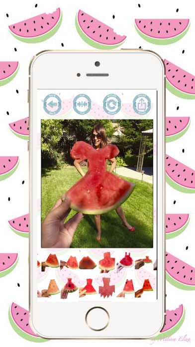How to cancel & delete Watermelon Dress insta challenge stickers from iphone & ipad 1