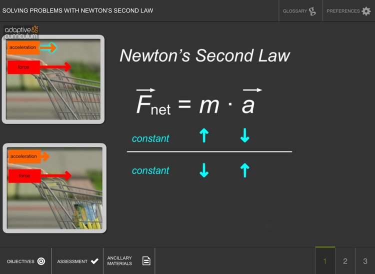 Solve with Newton’s Second Law