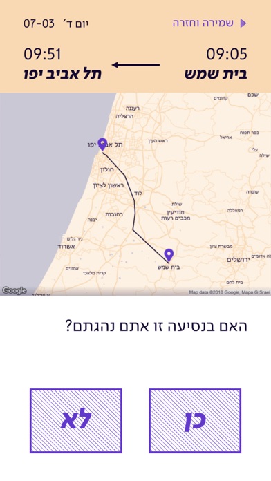 על הדרך - ניסוי בפקקים screenshot 2