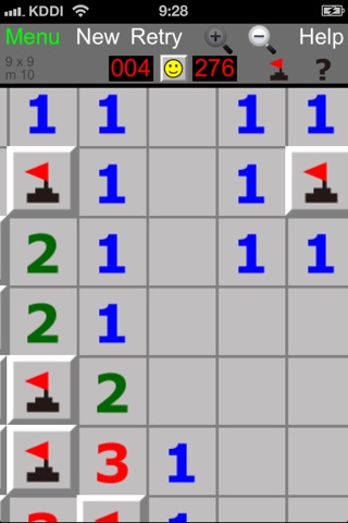Minesweeper pico screenshot 2