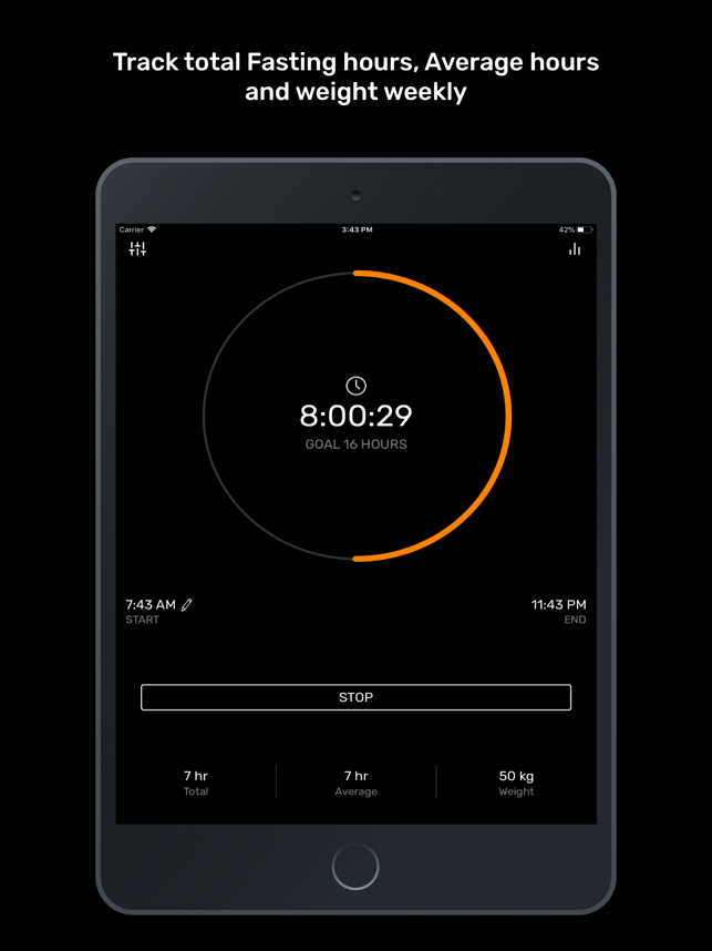 ‎16Hours - Intermittent Fasting Screenshot