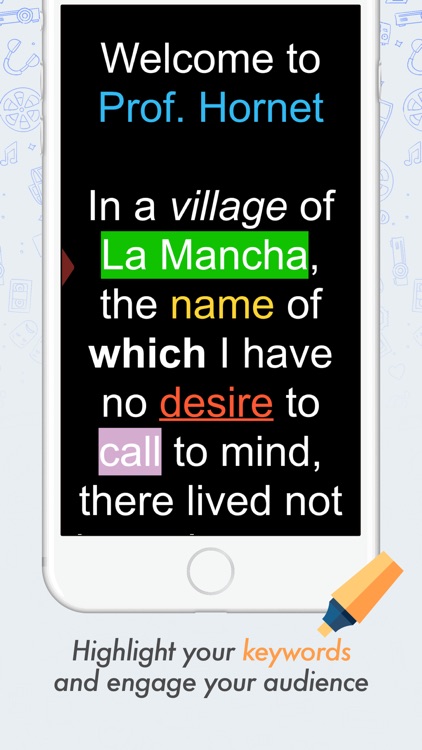 Prof. Hornet - Pro Autocue App screenshot-3