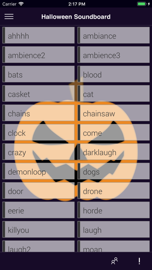 Halloween Soundboard App