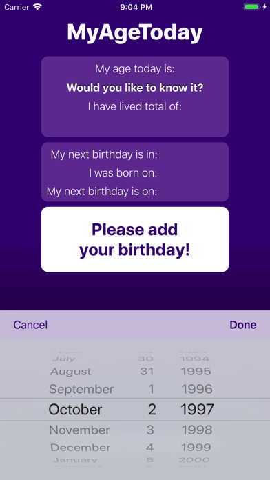 How to cancel & delete MyAgeToday - Calculate my age from iphone & ipad 2
