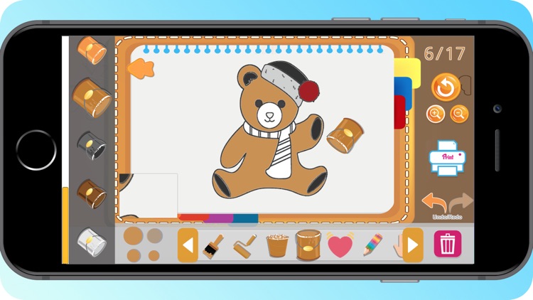 Teddy Bear Coloring Book screenshot-4