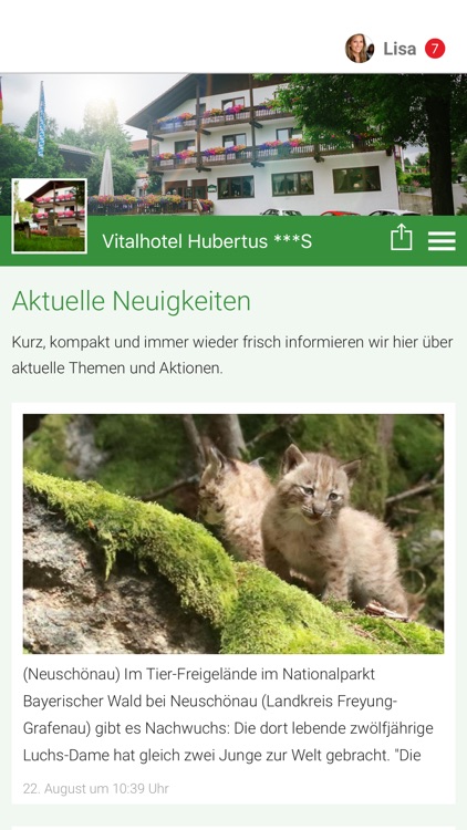 Vitalhotel Hubertus ***S