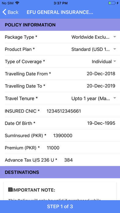 How to cancel & delete EFU TRAVEL INSURANCE from iphone & ipad 2