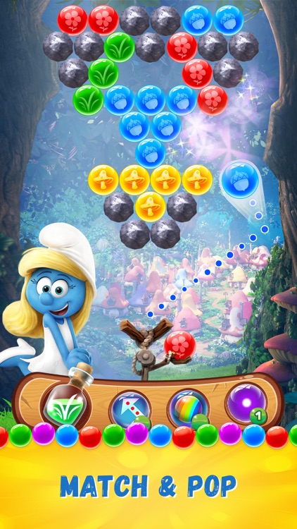 Smurfs Bubble Story screenshot-0