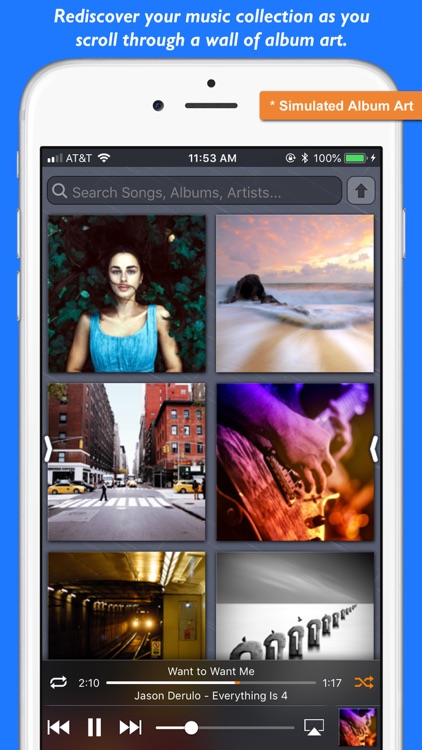 Platinum Music Album Player