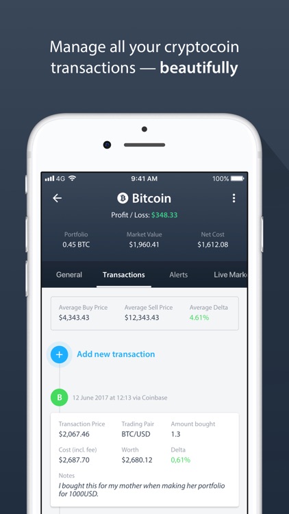 Delta Crypto Portfolio Tracker screenshot-4